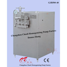 Stainless steel industrial high pressure homogenizer(GJB500-40)